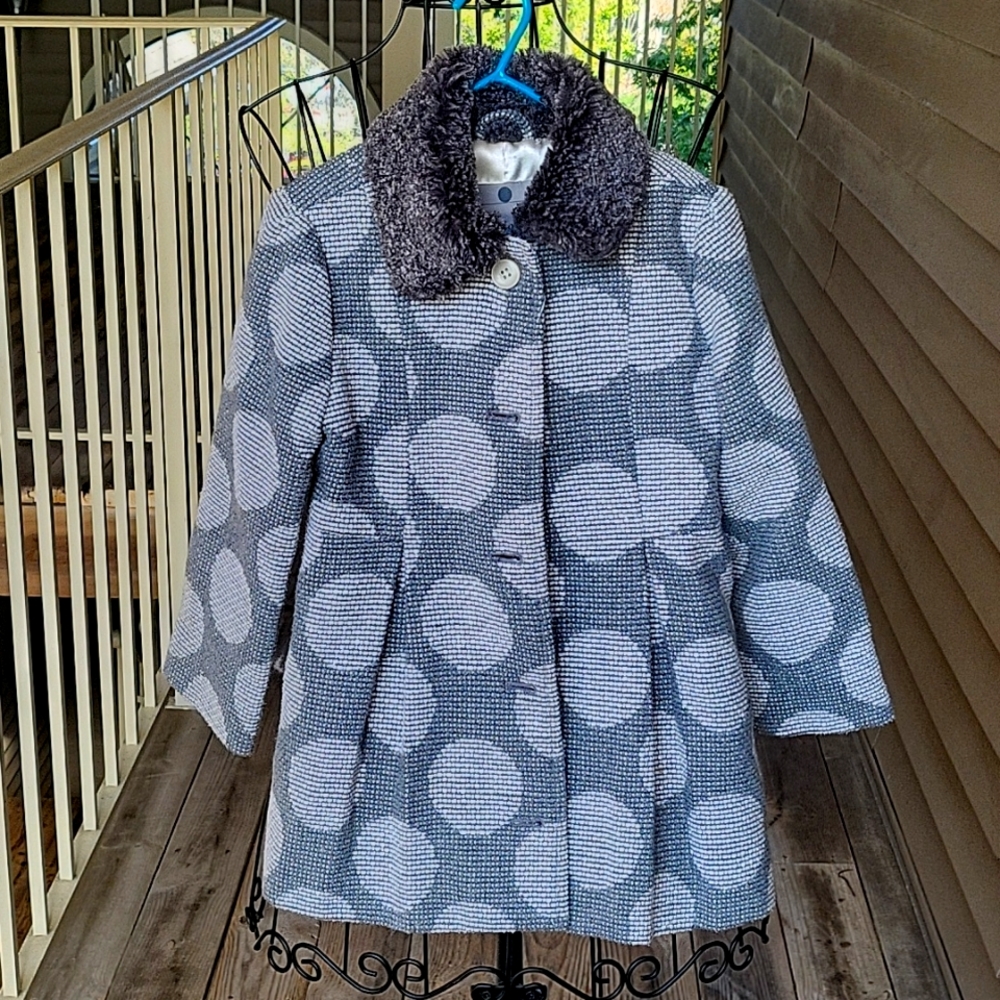 Cherokee Faux Fur Girls Dress Coat.